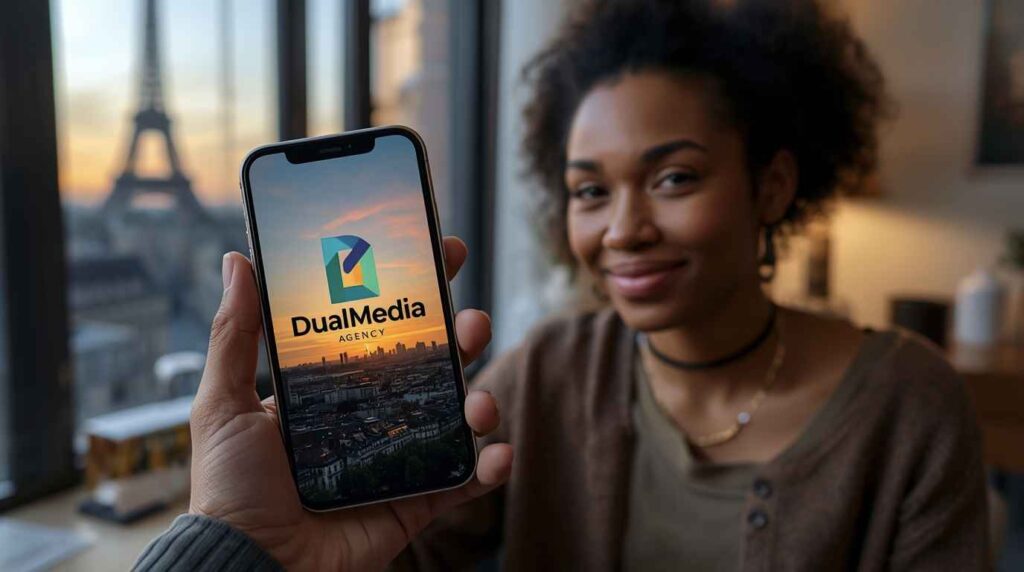 Application Mobile DualMedia Agency Paris