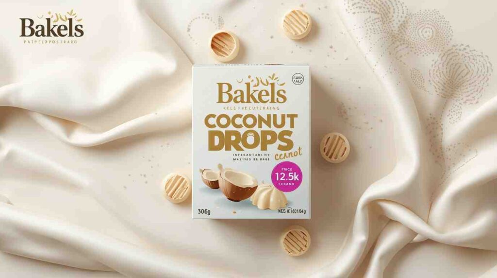 Bakels Coconut Drops 30g 12.5k – Crispy Sweet Coconut Bites! Bakels Coconut Drops 30g 12.5k – Crispy Sweet Coconut Bites!