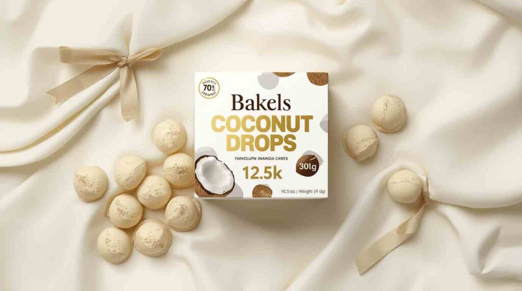 Bakels Coconut Drops 30g 12.5k – Crispy Sweet Coconut Bites! Bakels Coconut Drops 30g 12.5k – Crispy Sweet Coconut Bites!