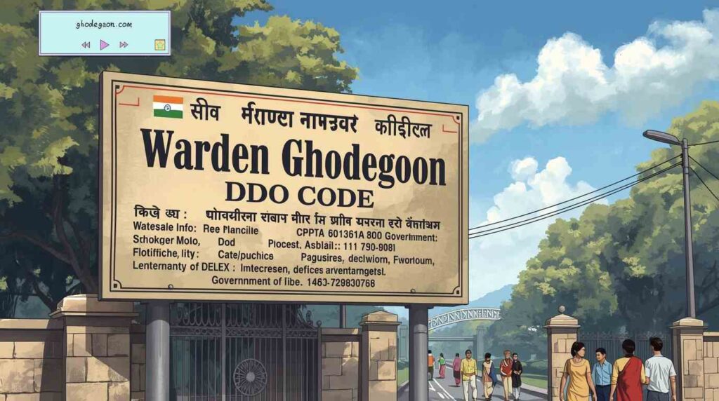 Warden Ghodegaon DDO Code explained with full details on Drawing and Disbursing Officer role, administrative use and system records.