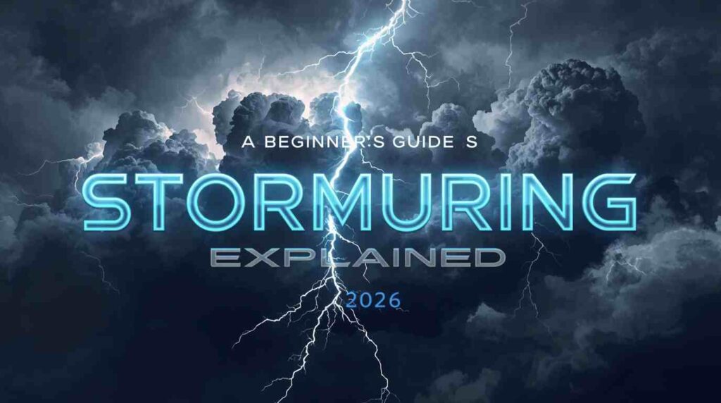 Stormuring Explained: Powerful Guide for Beginners 2026 Person feeling stormuring chest pressure before thunderstorm as pets react to infrasonic waves outdoors.